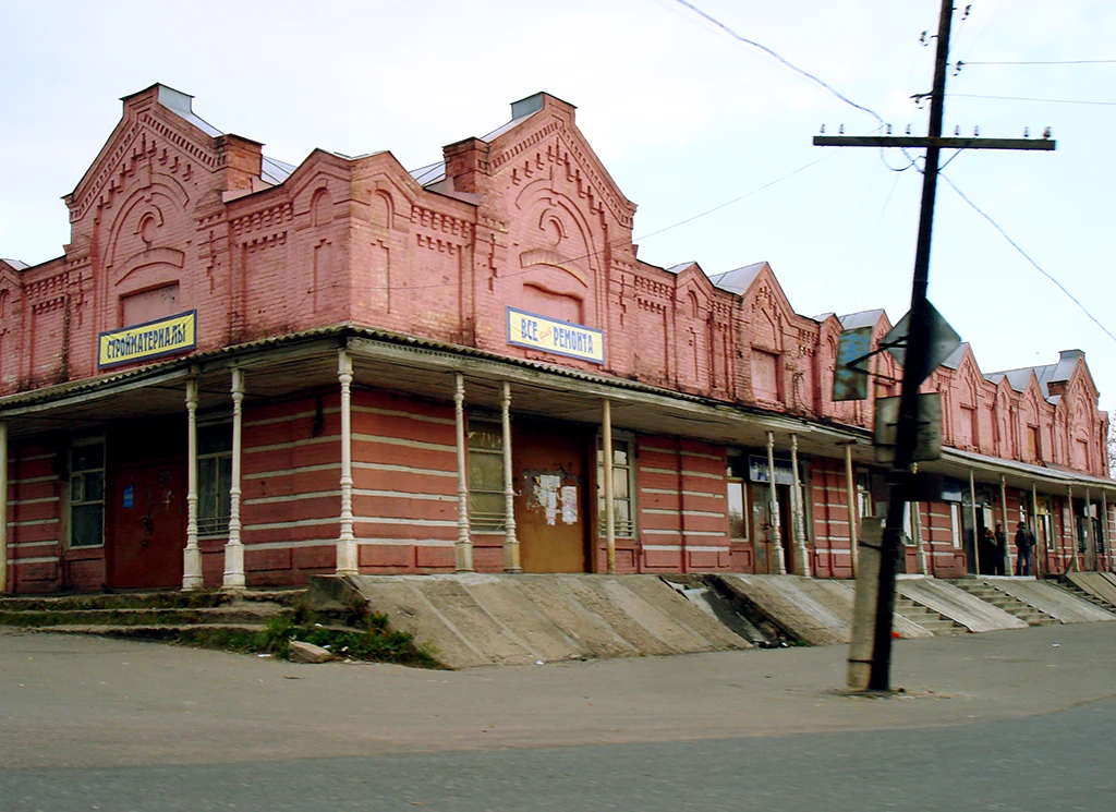 Красный Холм, торговые ряды, Фото: Валерий Орлов, starput.ru