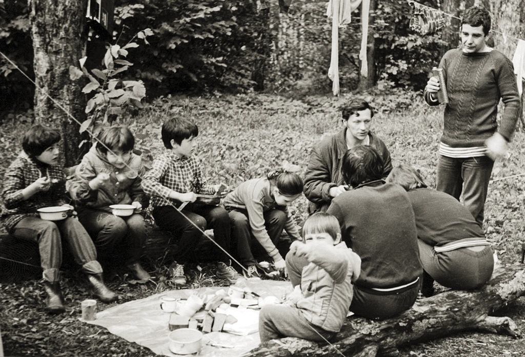 На реке Истра, 1984 год, Фото: Валерий Орлов, starput.ru