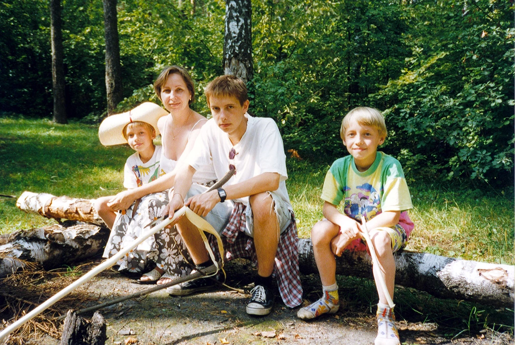 На реке Истра, 1996 год, Фото: Валерий Орлов, starput.ru