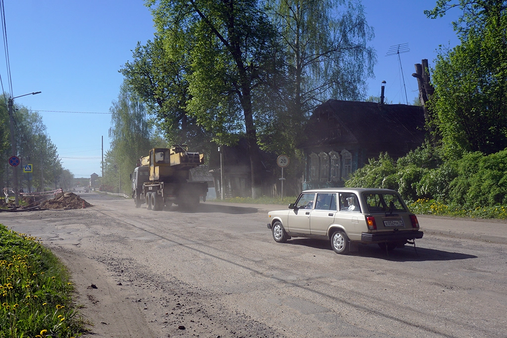 Гаврилов-Ям, улица Советская, фото: Валерий Орлов, starput.ru