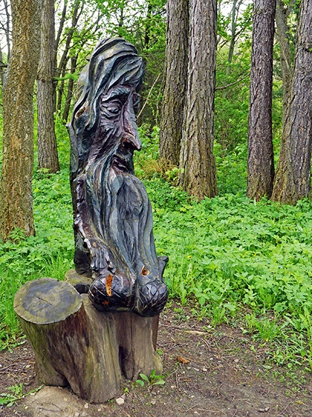 Переславский дендрологический сад имени С.Ф. Харитонова, жанровая скульптура, фото: Валерий Орлов, starput.ru