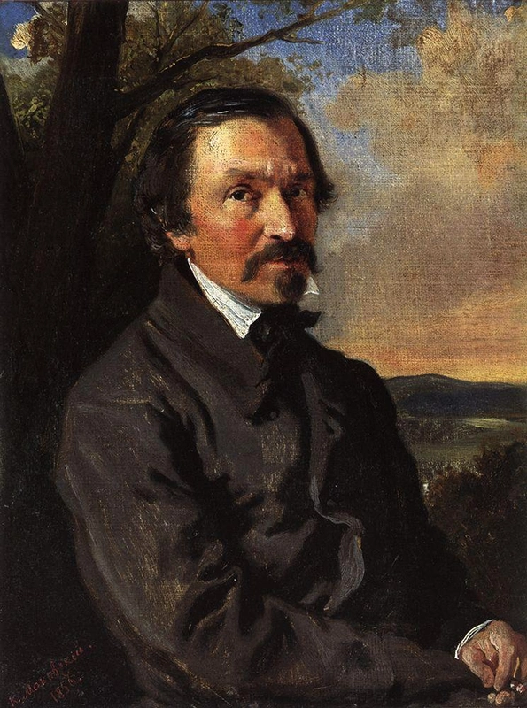 К.Е. Маковский. «Портрет Н.А. Некрасова», 1856 год