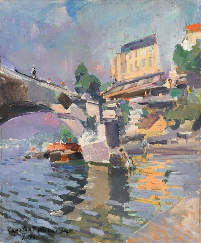 Константин Коровин. Мост в Сен-Клу. 1936. Холст, масло. Государственная Третьяковская галерея